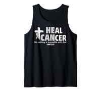 Sanar el cáncer por Nada es Imposible para Dios. Camiseta sin Mangas