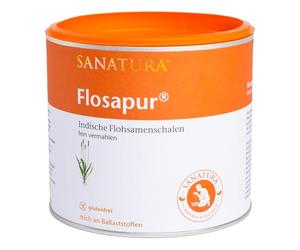 Sanatura Flosapur - 300 g - Semillas de pulgas indias - Fuente de fibra de alta calidad - Polvo de semillas de pulga, finamente molida, vegano y sin gluten