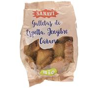 Sanavi Galletas De Espelta Jengibre Y Cañamo 200 g