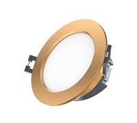 SANBDDLYY 7W Luz descendente ultrafina 2,5 pulgadas/3, pulgadas de techo 3CCT Iluminación empotrada regulable disco oblea(C)