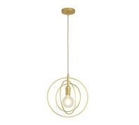 SANBDDLYY Accesorios de iluminación de techo con tornillo E27,Cuerpo de lámpara de hierro redondo creativo,Pantalla de lámpara colgante de vidrio,Lámpara de araña de estilo simple francés,Sala de expo