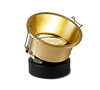 SANBDDLYY Foco de ángulo ajustable 3 pulgadas Downlight latón 7W, 9W, 12W empotrable en forma globo ocular for iluminación interior Luces empotrables el techo, blanco cálido(12w,Warm light)