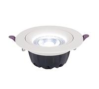 SANBDDLYY Focos de ojo buey 5 W, 7, 12, 18, luz descendente giratoria, foco techo con globo ocular 2/3/4 pulgadas, moldura antideslumbrante, luces lata ajustables CRI90(5W,Neutral light)