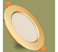 SANBDDLYY Iluminación empotrable de 2,5-4 pulgadas 3W-12W 3CCT Focos empotrables regulables Luz disco con borde deflector Kit conversión reemplazo luz techo(12w)