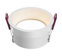 SANBDDLYY Iluminación empotrable LED de aluminio CRI 90 Foco ajuste deflector techo blanco, 3000K/4000K/6000K seleccionable for pasillo sala estar(7w,White light)