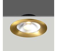 SANBDDLYY Juego de iluminación empotrable latón LED 3/4/5 pulgadas 6/3/1 kit conversión repuesto foco techo con globo ocular, focos sin vela for lámpara pasillo, 5 W, 7, 9, 12(1Pack,12W)