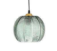 SANBDDLYY Lámpara colgante minimalista moderna nórdica de cristal verde claro E27 Lámpara colgante de techo for loft Decoración artística (15 CM) (Size : 22 CM)