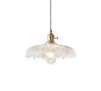 SANBDDLYY Lámpara de araña cristal con diseño pétalos, lámpara techo iluminación estilo creativo nórdico, fuente luz E27, for decoración sala estudio, restaurante, isla cocina(7.9in)