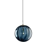 SANBDDLYY Lámpara de cristal esférica, lámpara bola redonda, estilo americano vintage, techo rústica pequeña y for comedor, mesita noche, armario, cocina(Blue,S)