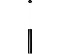 SANBDDLYY Lámpara de suspensión tubo cilíndrico aluminio con largo, luces colgantes modernas LED, isla cocina