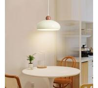 SANBDDLYY Lámparas colgantes de color crema nórdica, lámparas cristal hierro naranja, isla cocina, bar, restaurante, iluminación, techo ajustables, lámpara mesita noche, pequeñas(Coffee,2 Lights)