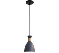 SANBDDLYY Lámparas de araña restaurante nórdico Decoración Simplicidad colgantes, base E27/E26 Lámpara industrial cabeza única minimalista moderna for bar cocina(Gray)