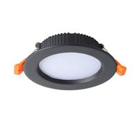 SANBDDLYY Luz de techo empotrable LED ultrafina 2,5 pulgadas 3CCT 3000K/4000K/6000K 5W,7W,9W Downlight Aluminio negro Retrofit Can Light for dormitorio sala estar(5w,White light)