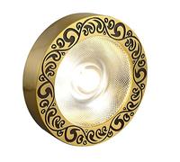 SANBDDLYY Luz de techo empotrada LED latón Foco montado en superficie 3W, 7W, 9W, 12W Lámpara ojo buey for pasillo interior Downlight redondo for iluminación vestíbulo COB oblea(9W,Warm light)