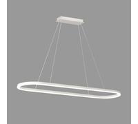 SANBDDLYY Minimalist Pendant Lighting Pool Table Light Hanging Chandelier 39.3in Ceiling Swag Lamp Modern Linear Chandeliers for Living Room Kitchen Island Dining Table Office (Color : White-dimmable