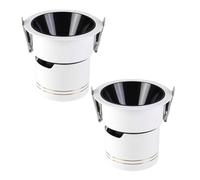 SANBDDLYY Paquete de 2 luces LED empotrables techo 3. pulgadas, CRI90+, 3000K, instalación reacondicionamiento para sala estar y pasillo hogar