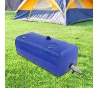 SanBouSi Depósito de agua plegable de 110 L, bolsa de agua de PVC espesada portátil, bolsa de agua de emergencia, bolsa de agua para exteriores con válvulas, para agua de emergencia y riego de jardín