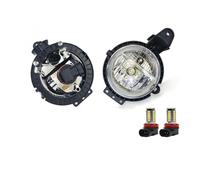 SANCAK Faro Antiniebla Para Mini Para Cooper 2006 2007 2008 2009 2010 2011 2012-2016 Carcasa Luz Antiniebla Parachoques Delantero Coche 51112751295 2751295(Pair White LED lamp)