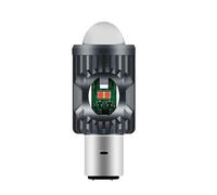 SANCAK Faros De Motocicleta H4 BA20D P15D Led 12V 30000LM Faros Motocicleta Para CSP Luces Haz Alto/bajo Lámpara Antiniebla Estroboscópica(BA20D)