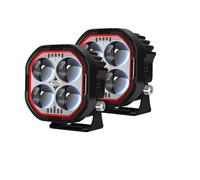 SANCAK Faros De Motocicleta Luz LED Trabajo Camión Para Todoterreno Para ATV 2 Pulgadas Motocicleta 30w Foco Delantero Lámpara Conducción Con Proyector Dual(2Pieces)