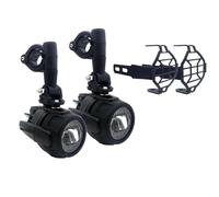 SANCAK Faros Delanteros Luz Auxiliar Antiniebla LED para Motocicleta para R1250GS para R1200GS para Adventure para GSA para F850GS para F750GS(Light and Cover)