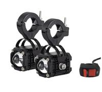 SANCAK Faros Delanteros Luz Delantera Auxiliar para Motocicleta Faro Led Conducción Superbrillante para R 1200GS para R1250GS para Todoterreno(1pair with Switch)