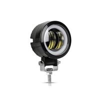 SANCAK Faros Delanteros Luz LED Trabajo para Motocicleta 3 Pulgadas, Luces Antiniebla Ojo Ángel, Faro para Conducción Auxiliar Coche Todoterreno(1 Piece Amber Light)