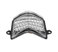 SANCAK Faros Delanteros para ZX-10R para ZX10R 2006 2007 para ZX-6R para ZX6R 2005 Ahumado para Motocicleta LED Señal Giro Trasera Luz Freno Lámpara Integrada(Tail Light 2 White)