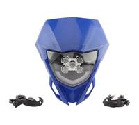 SANCAK Faros Delanteros Placa Faro LED para Motocicleta Carenado para Moto para Cross para WR YZ 250 450 para Enduro para Motocross(Azul)