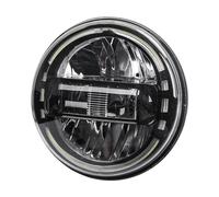 SANCAK Faros Delanteros Proyector Faro Led para Motocicleta 5,75/7 Pulgadas, 90W para Turismo para Softail para Heritage para Street para Glide para Road para King(7 Inch Black)