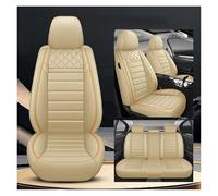 SANCAK Funda Asientos Coche Funda De Asiento Coche Cobertura Total para Peugeot 206 307SW 308 407 408 508sw 208 2008 3008 4008 5008(A Beige 5 Seat)