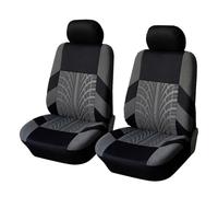 SANCAK Funda Asientos Coche Fundas para Asientos 2+1 para Furgonetas Transporter, Camiones Y Mayoría Coches. Universal para Master para Trafic(2pieces Front Gray)