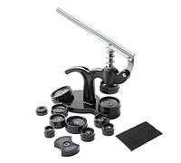 SANCAK Juego de prensa de reloj de 14pcs, caja de reloj de 18 mm a 50 mm, kit de reparación de relojes (negro) piezas de reparación de relojes