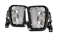 SANCAK Para Dodge Para Ram 1500 2013-2018 DRL Señal Giro Blanco Amarillo Accesorios Coche LED Lámpara Antiniebla Luces Circulación Diurna Antiniebla Delantero(Fog DRL Turn Signal)