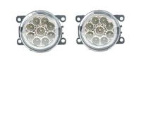 SANCAK Para Ford Para Focus 2 MK2 2009-2011 Luces Antiniebla LED Cubierta Lámpara Parrilla Bisel Cromado Arnés Interruptor Kit Accesorios Antiniebla Delantero(LED)
