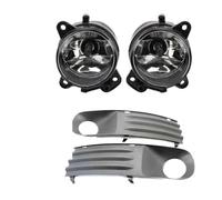 SANCAK Para VW Para Transporter T5 Para Multivan Para Caravelle Luces Antiniebla Cubierta Lámpara LED Parrilla Cableado Arnés Interruptor Kit Antiniebla Delantero(Halogen and frame)