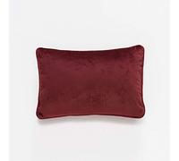 Sancarlos ALMA -Cojín tacto Terciopelo, 100% Poliéster, Color Rojo, Tamaño 60x40 cm