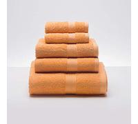 Sancarlos Aquarium- Juego de Toallas 5 Piezas, 100% Algodón Rizo, Densidad 450 gr/m2, Color Naranja