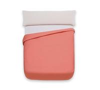 Sancarlos Básicos, Funda nórdica Lisa, Algodón 100%, Color Coral, Cama de 105
