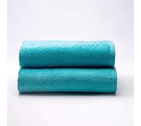 Sancarlos - Juego de 2 Toallas Ocean de Baño, Color Turquesa, 100% Algodón, 550gr/m2