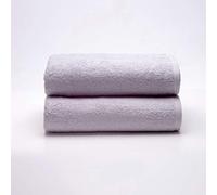 Sancarlos - Juego de 2 Toallas Ocean de Ducha, Color Gris Claro, 100% Algodón, 550gr/m2