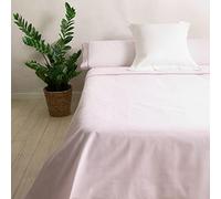 Sancarlos - Juego de Sábanas Kamut, 50% Algodón 50% Poliéster, Color Maquillaje, Cama de 180