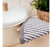 Sancarlos - Pack de 2 Agarrador de Olla para Cocina, Color Marrón y Blanco, 100% Algodón, Resistentes al Calor.