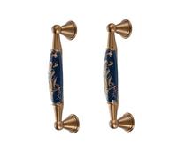 SANCHAKOU Tiradores Para Cajones 2 Tiradores De Cerámica De Estilo Chino Para Cajones De Armarios Y Puertas De Armarios 114 X 18 X 28mm