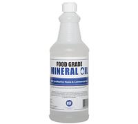 Sanco Industries Prima de 100% Puro de Grado alimenticio Aceite Mineral USP, 1 Cuarto de galón (32 onzas), Bloque de Carnicero y Aceite de Corte Junta Claro