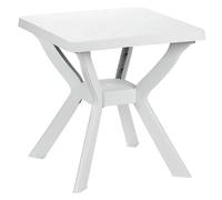 SANCO STORE - IPAE Mesa Resina Blanca Cuadrada 70x70x72 (Alt.) cm.