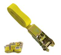 SANCO STORE - MAURER Cinta Amarre Con Ratchet Ancho 25 mm. x Longitud 4 Metros. 1 Pieza