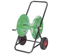 SANCO STORE - PAPILLON Carro Portamangueras Acero 80 Metros Rueda Neumática
