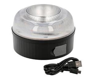 SANCO STORE - WOLFPACK LINEA PROFESIONAL Luz Led Emergencia Coche V16 Baliza Luminosa Hologada Recargable USB