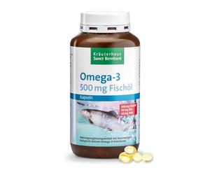 Sanct Bernhard Omega 3Fatty Acids Fish Oil 400Capsules 1x 268g by Sanct Bernhard